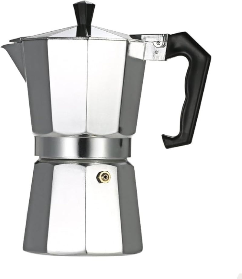 3-Cup Aluminum Stovetop Espresso Percolator, Mocha Pot